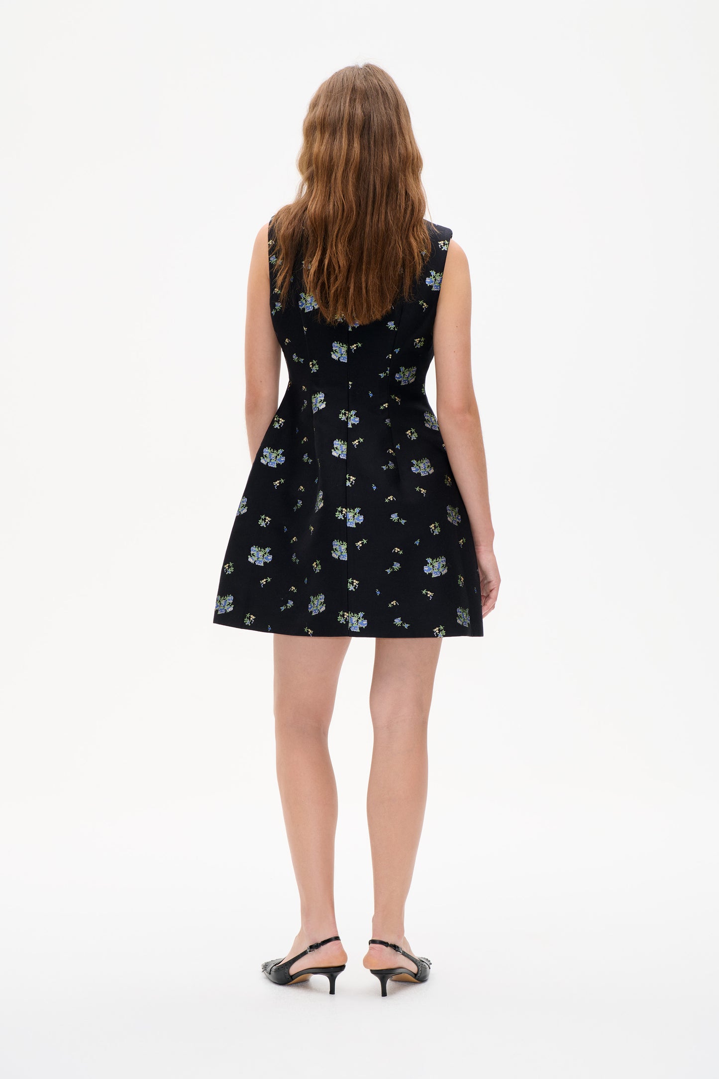 BAUM UND PFERDGARTEN - AMAYAH DRESS BLACK FLOWER