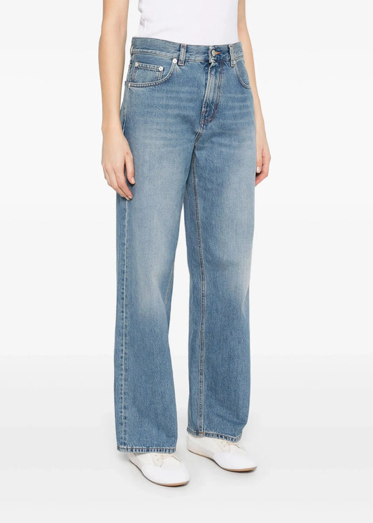 HAIKURE - Bonnie jeans mediterranean blue side
