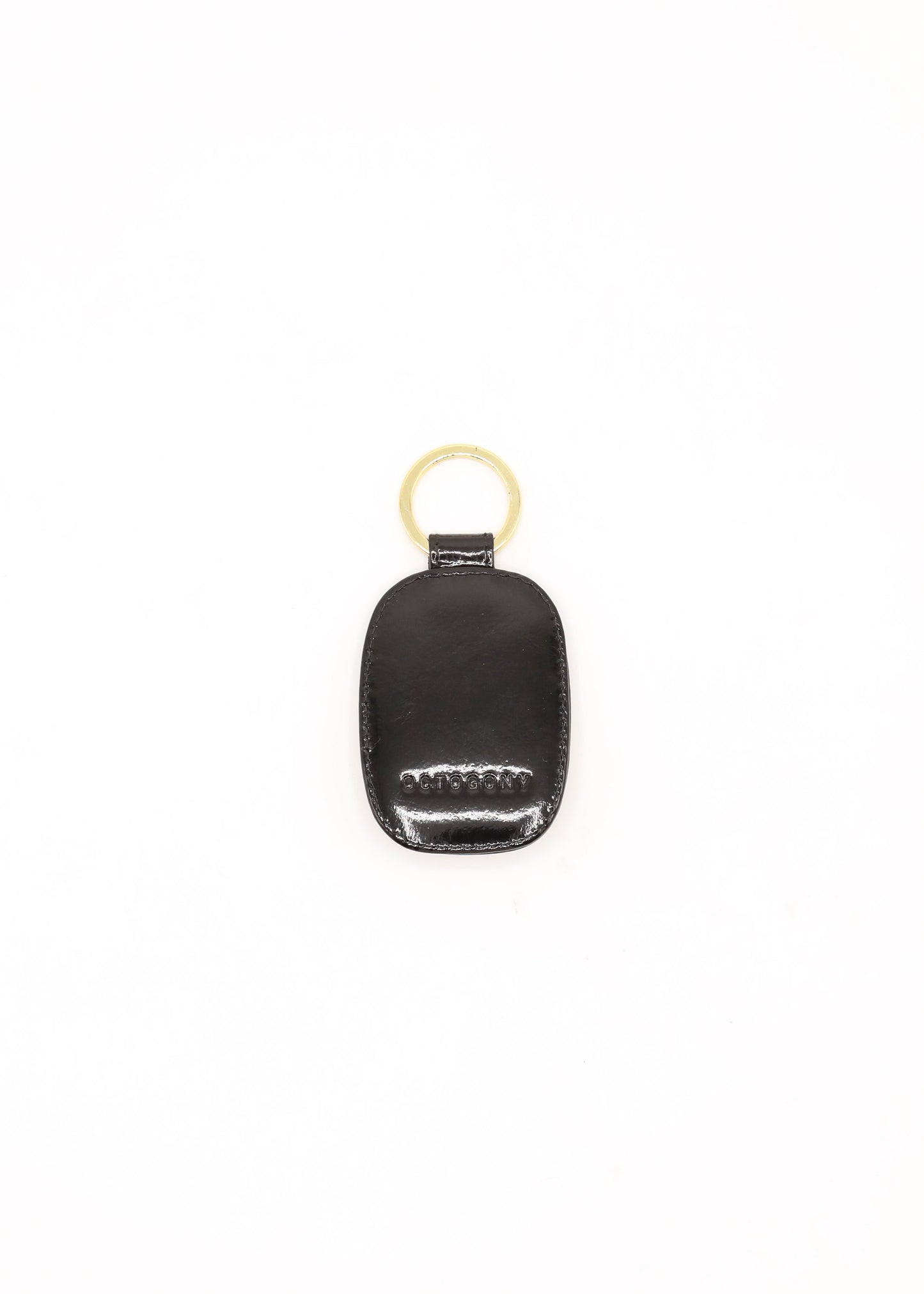 OCTOGONY - KEYCHAIN CROCO BLACK