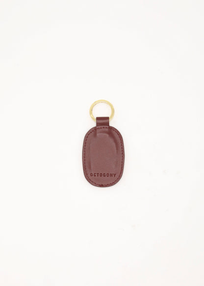 OCTOGONY - KEYCHAIN BURGUNDY