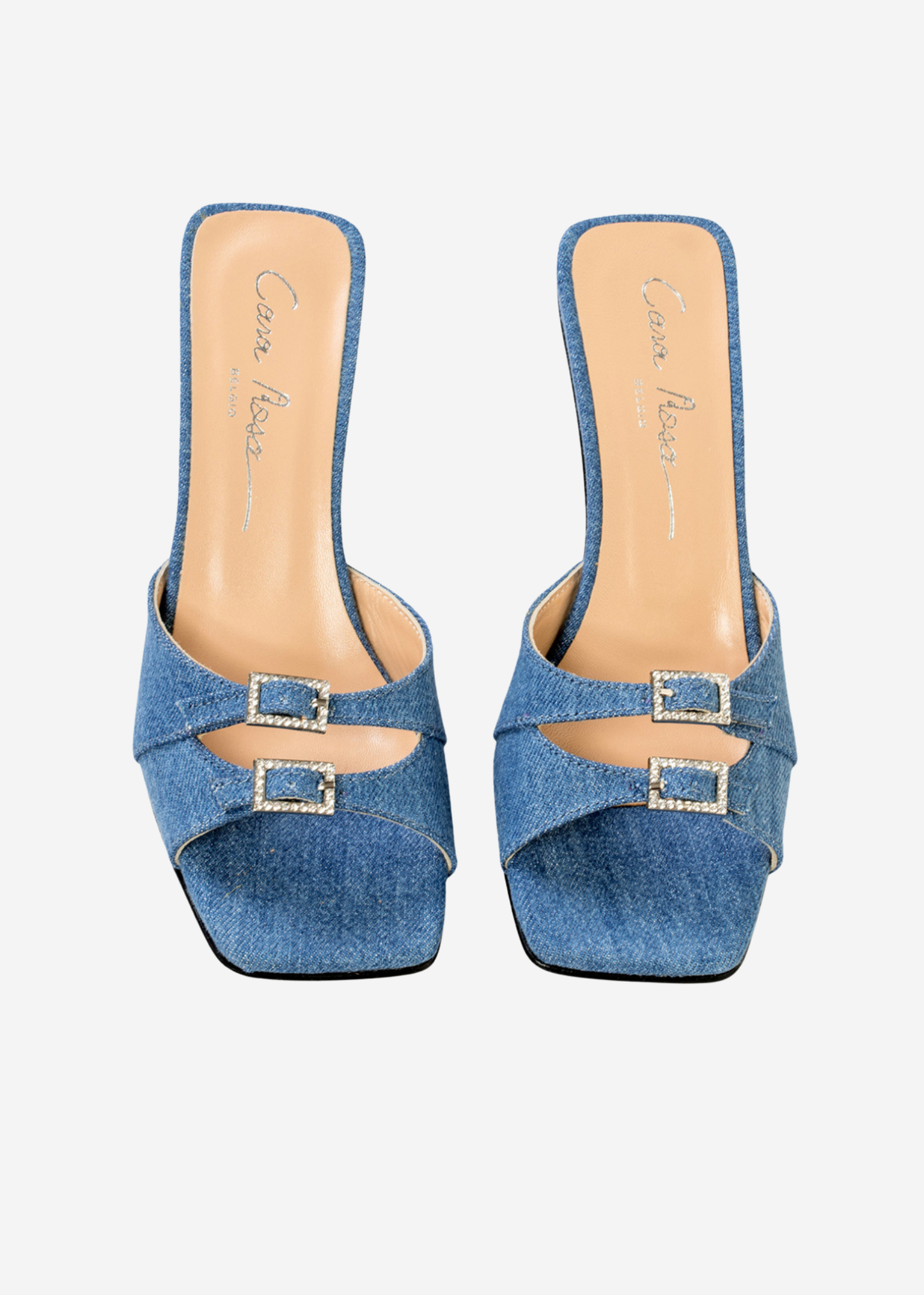 ROSEANNA SLIPPER HAK/GESP DENIM