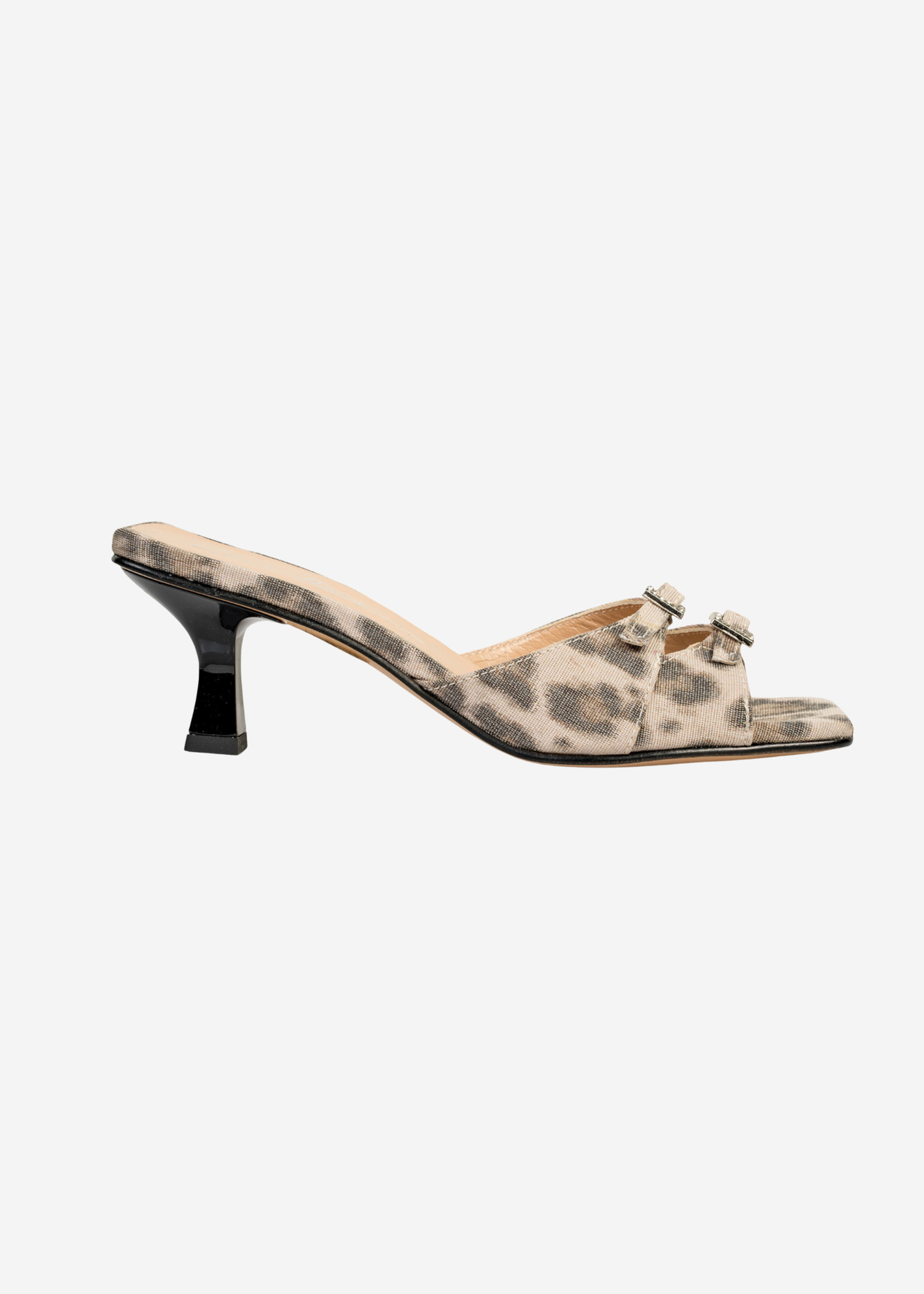 ROSEANNA SLIPPER HAK/GESP LEOPARD