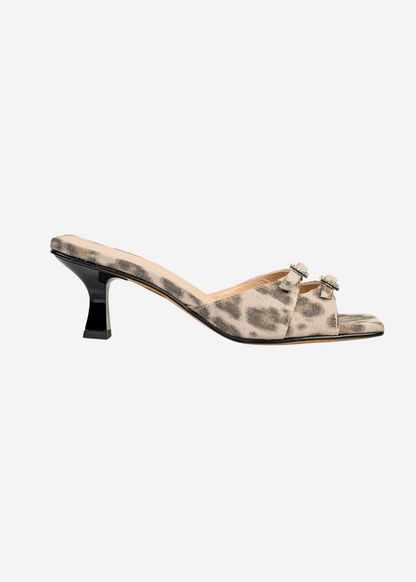 ROSEANNA SLIPPER HAK/GESP LEOPARD