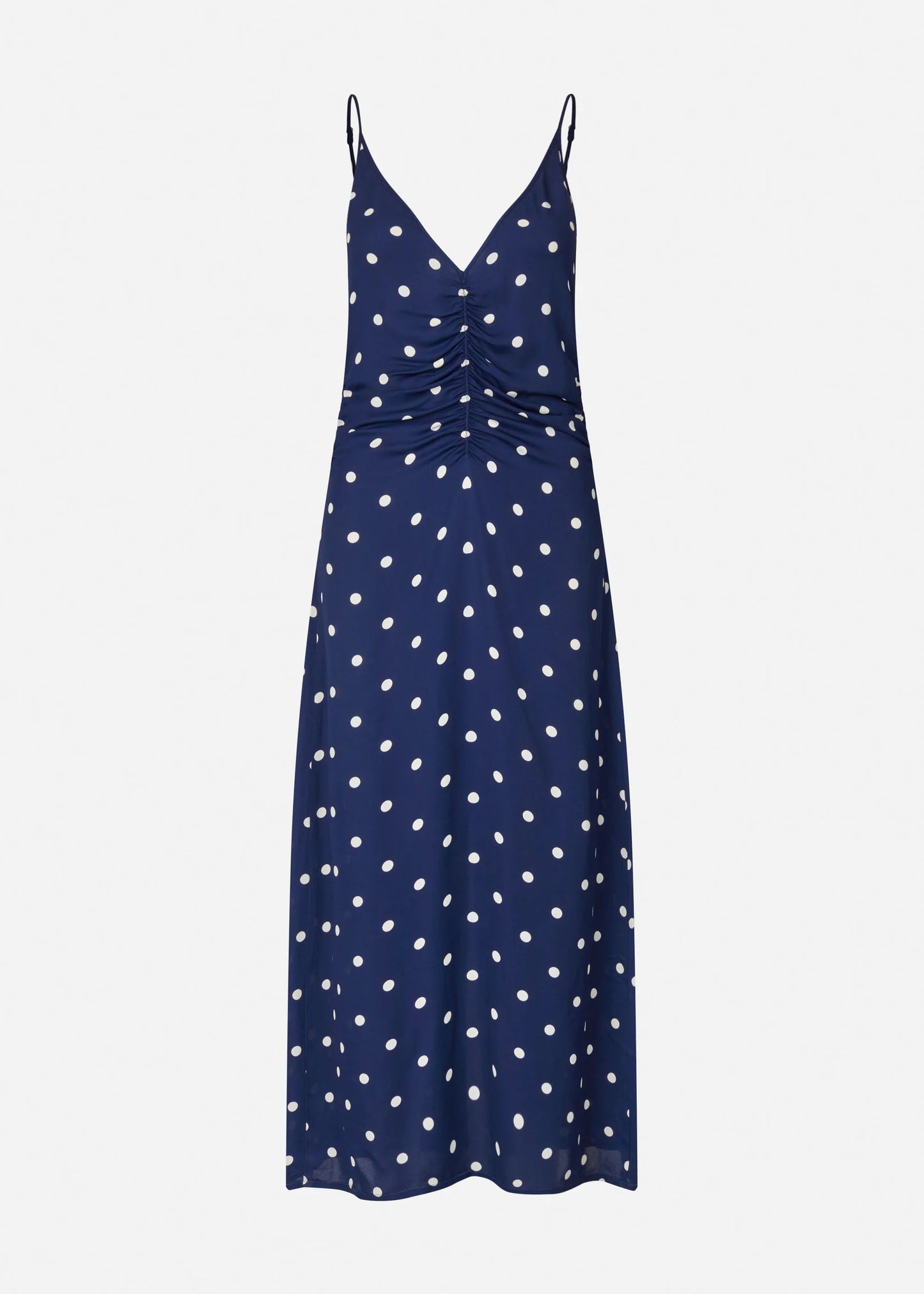 ATALIA DRESS SPAGETTI BLUE DOT