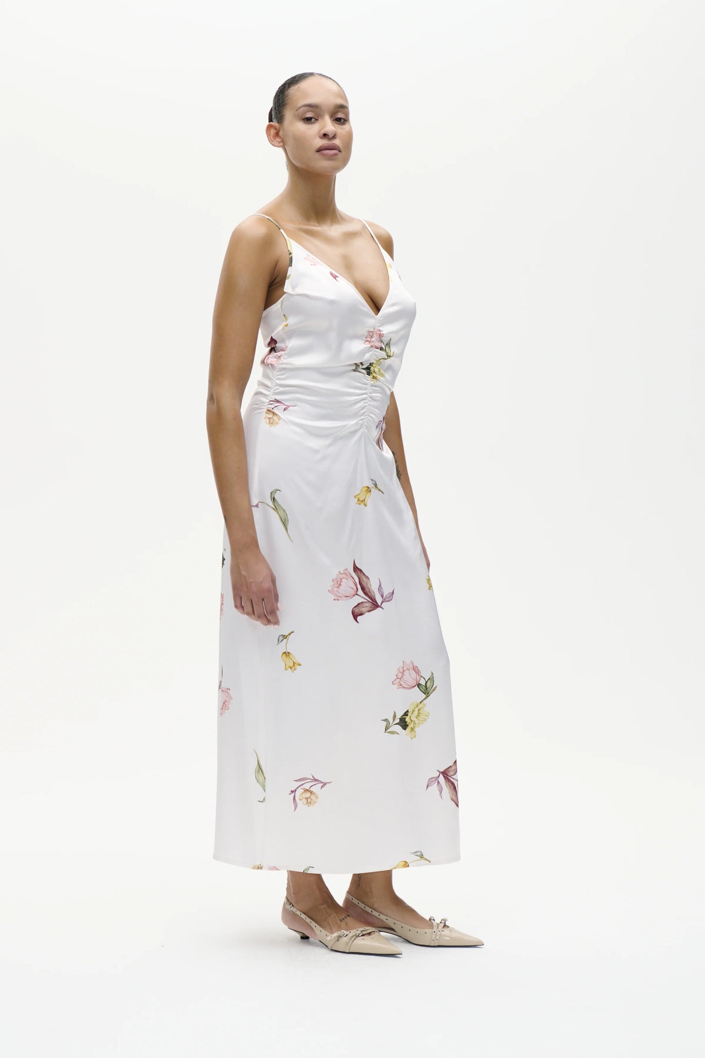 ATALIA DRESS SPAGETTI COCONUT