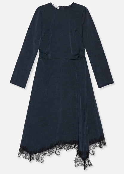 ATINAE DRESS MIDI BLUE