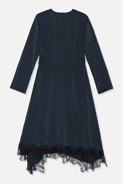ATINAE DRESS MIDI BLUE