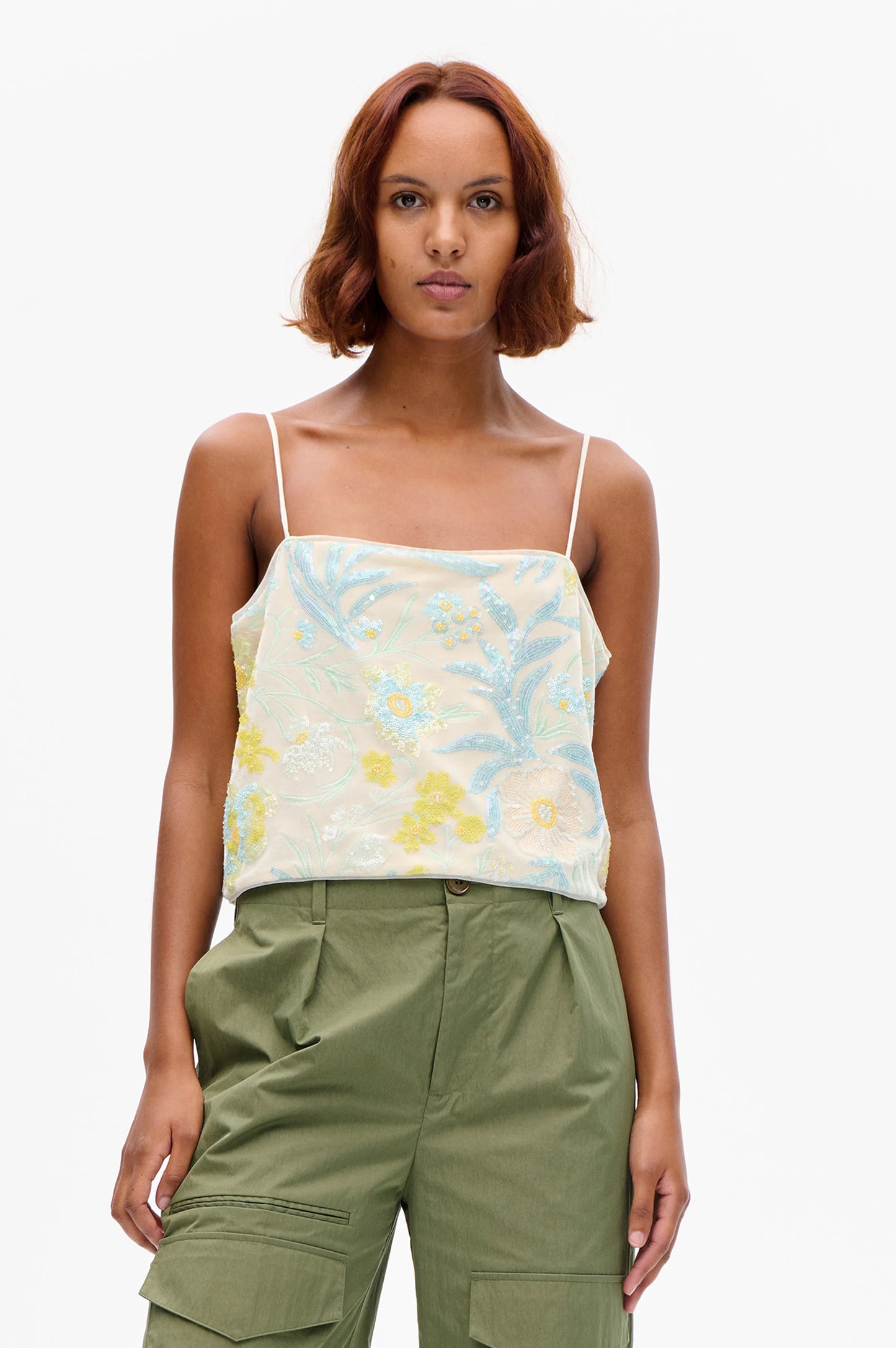 JOVANA TOP SPAGET PASTEL PAILLET