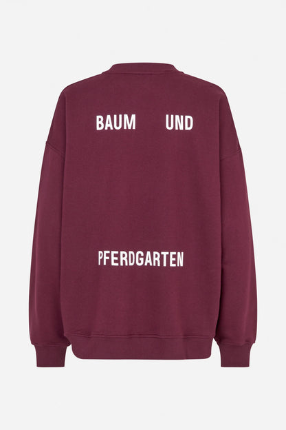 BAUM UND PFERDGARTEN - JULLE PULL BURGUNDY