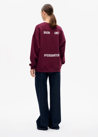 BAUM UND PFERDGARTEN - JULLE PULL BURGUNDY