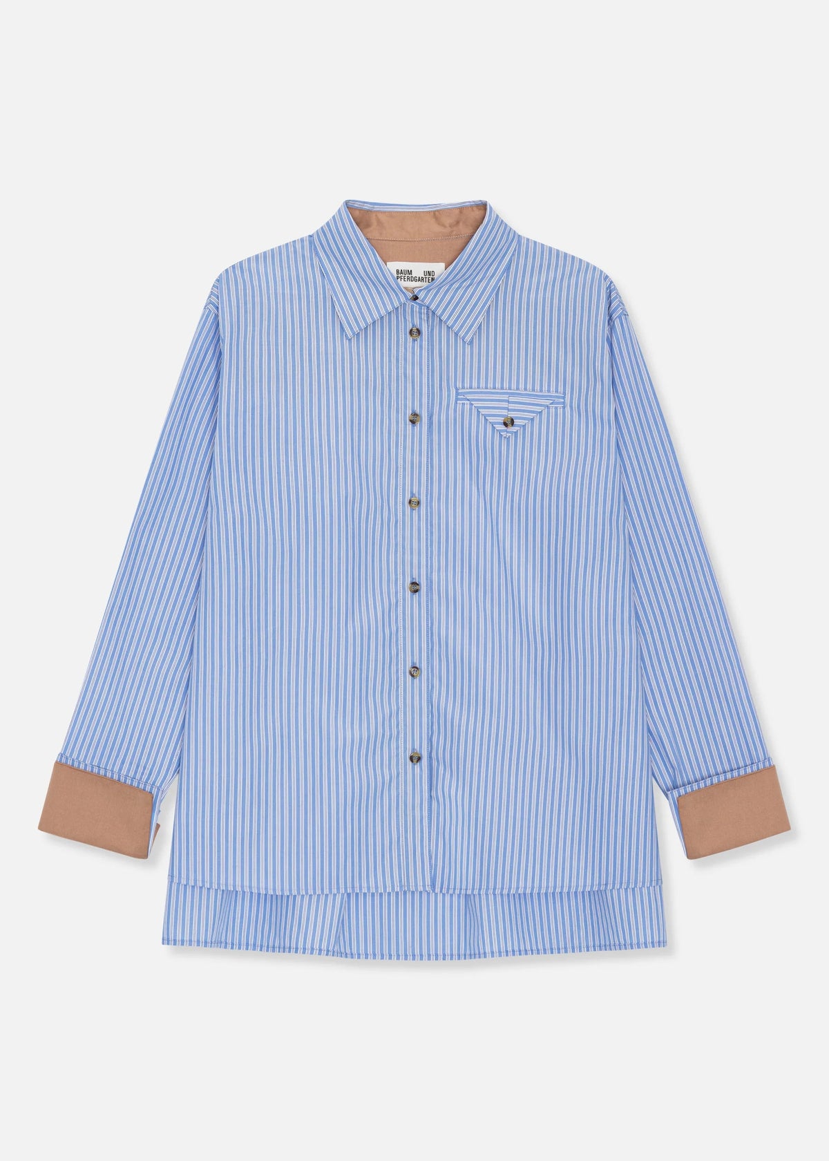 BAUM UND PFERDGARTEN - MELINDA SHIRT BLUE STRIPE