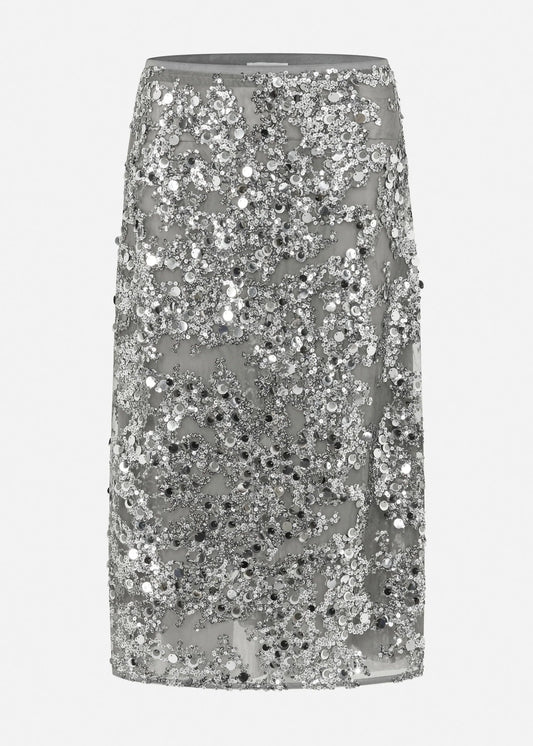 SHANIA SKIRT PAILLET GREY