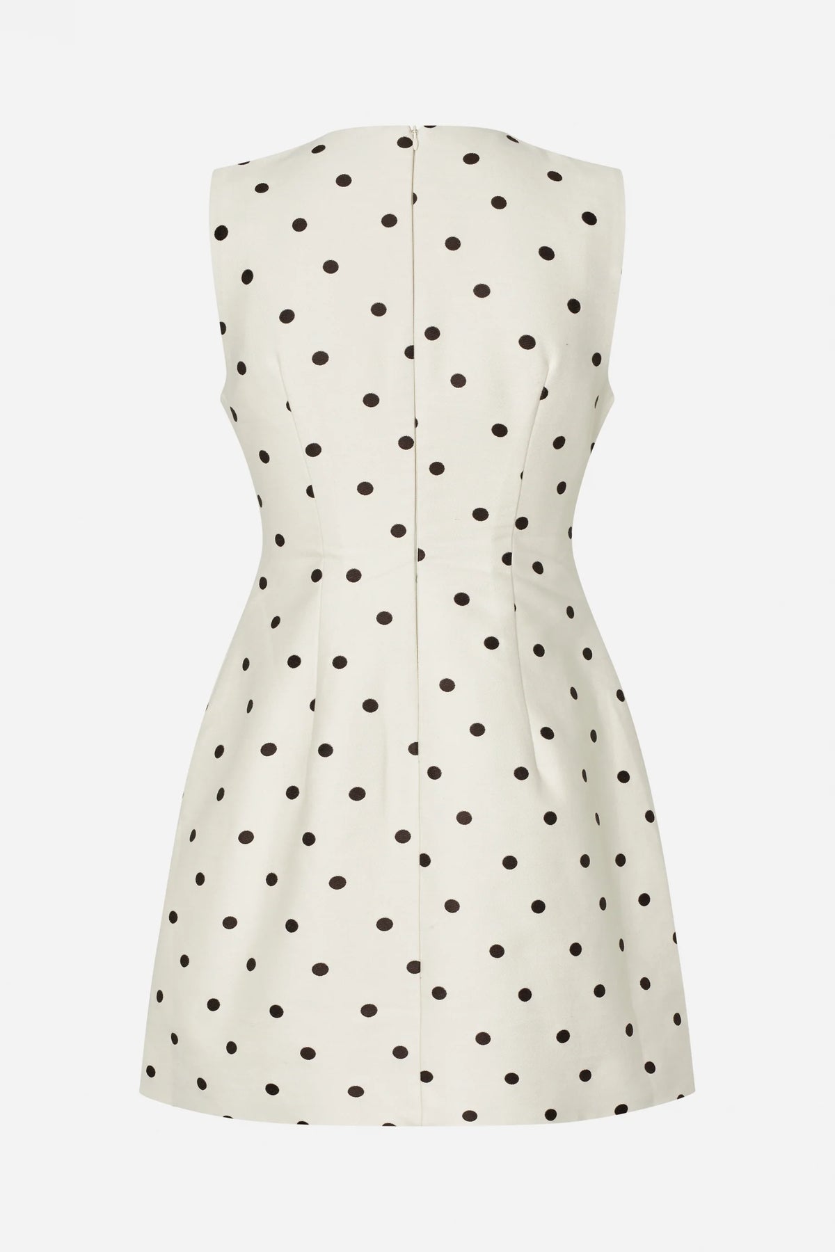BAUM UND PFERGARTEN - AMAYAH DRESS SHORT CREME DOT