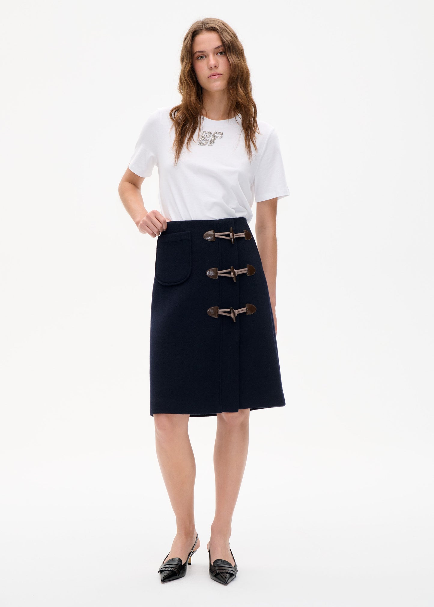 SHEILA SKIRT WRAP DEEP BLUE