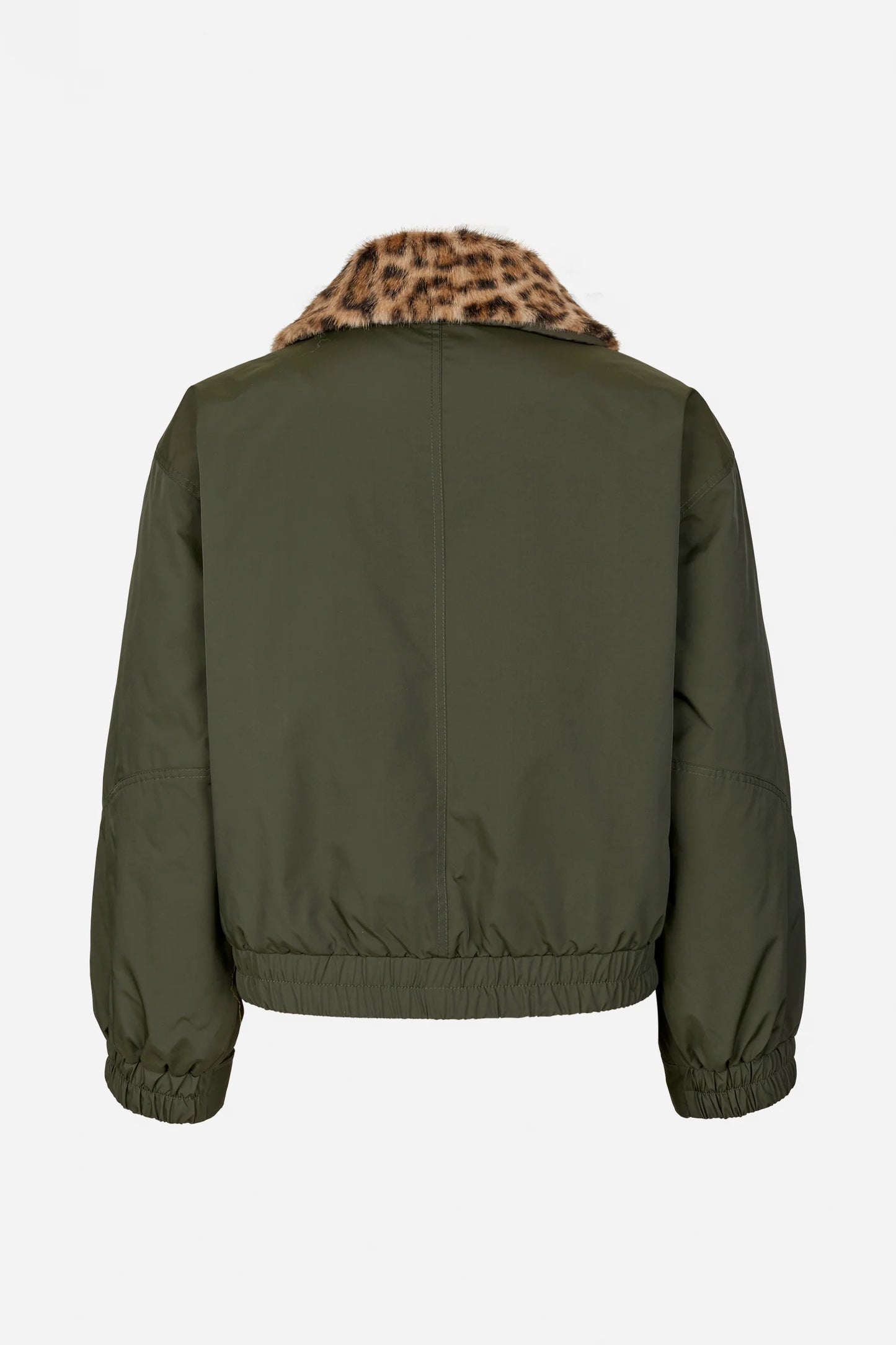 BAUM UND PFERDGARTEN - BRONTE JACKET GREEN LEOPARD
