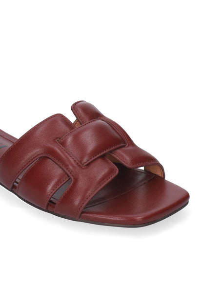 SLIPPER BURGUNDY