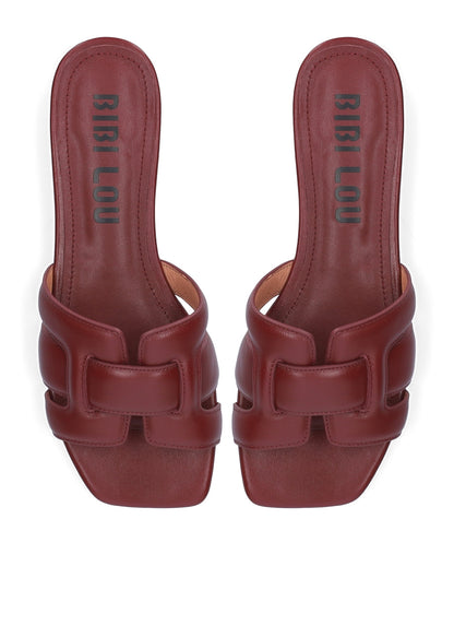 SLIPPER BURGUNDY