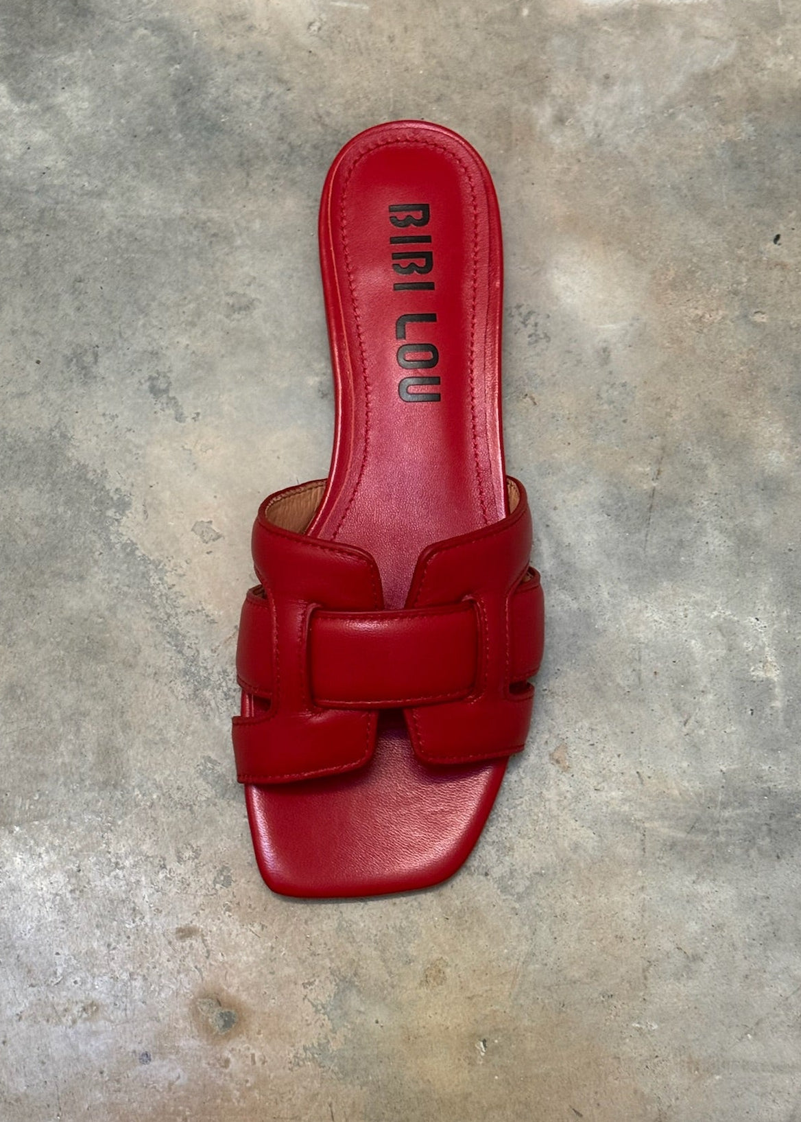 BIBI LOU - SLIPPER ROUGE