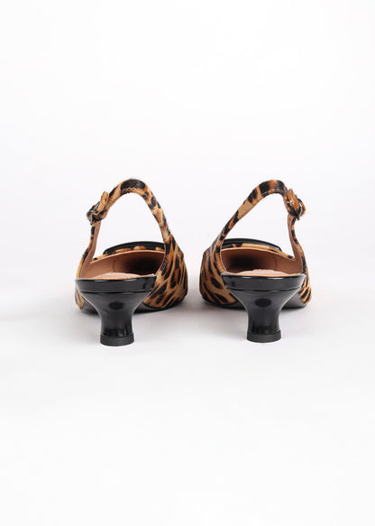 BIBI LOU - SLINGBACK LEOPARD