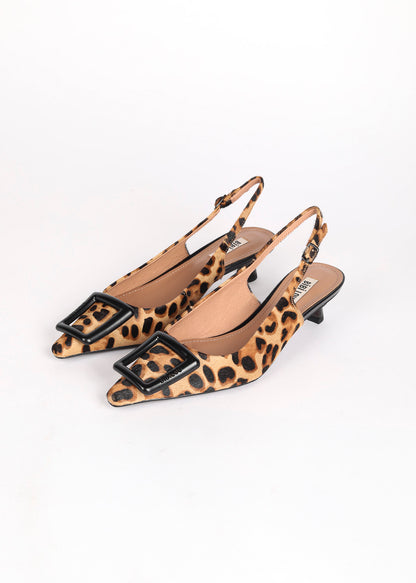 BIBI LOU - SLINGBACK LEOPARD