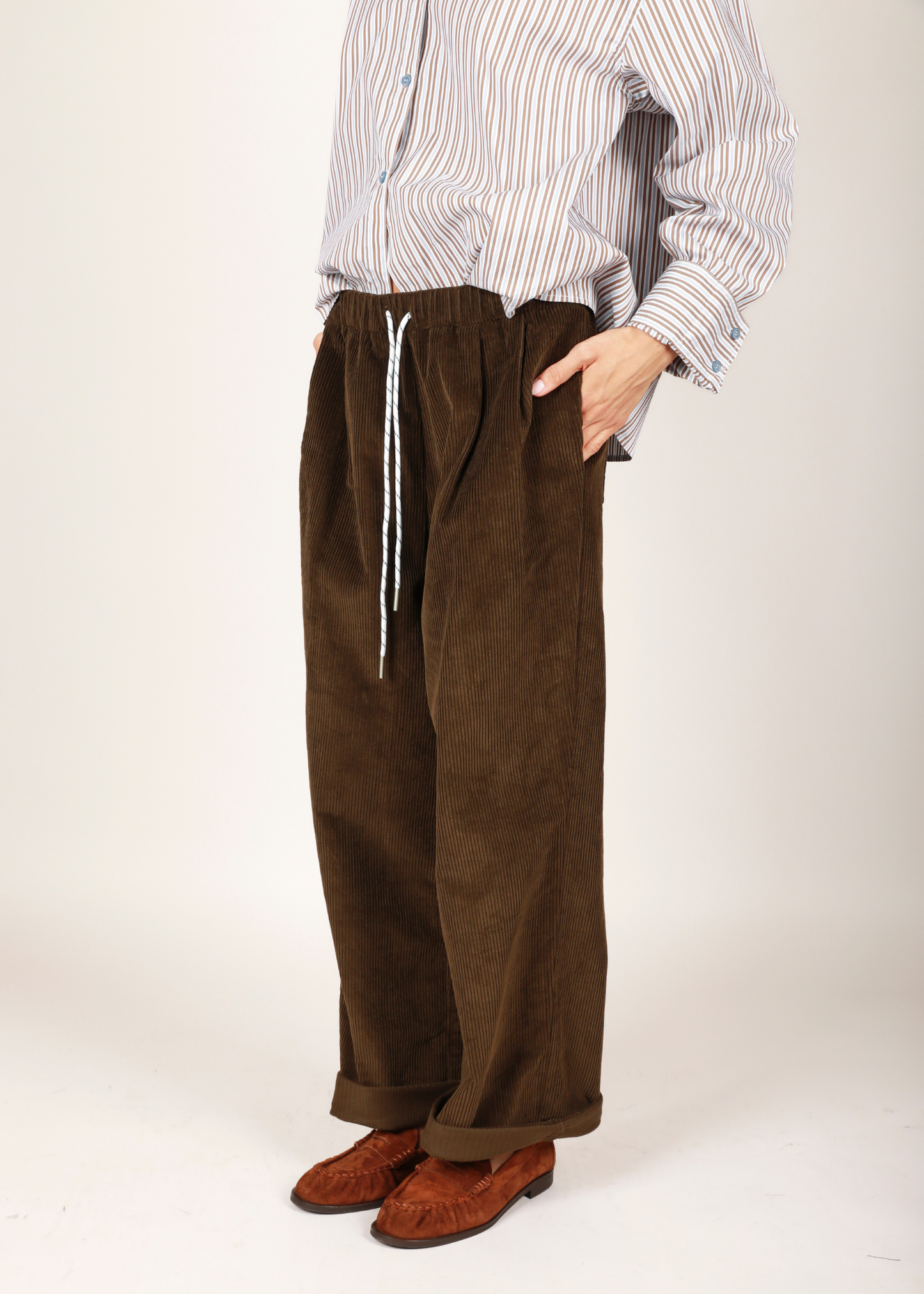 NOTED ANTWERP - CERA PANTS KHAKI
