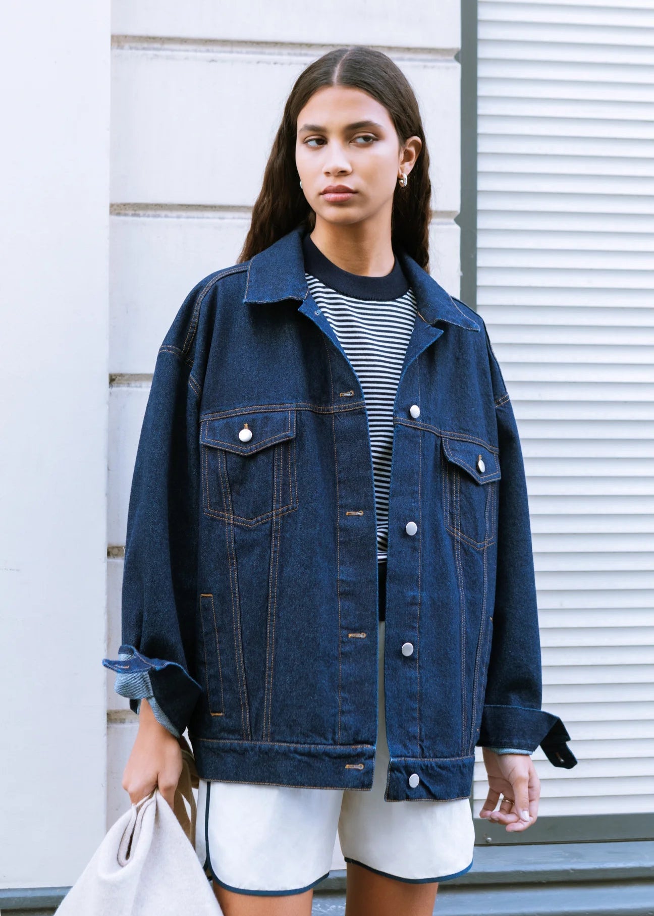 COLLECTORS CLUB - Jayla jacket indigo front