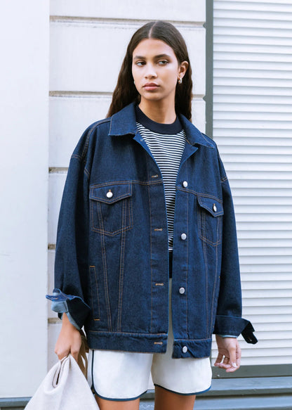 COLLECTORS CLUB - Jayla jacket indigo front