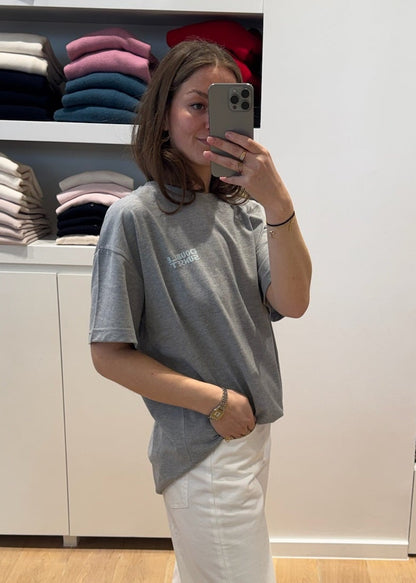 UNISEX TSHIRT PRINT GREY