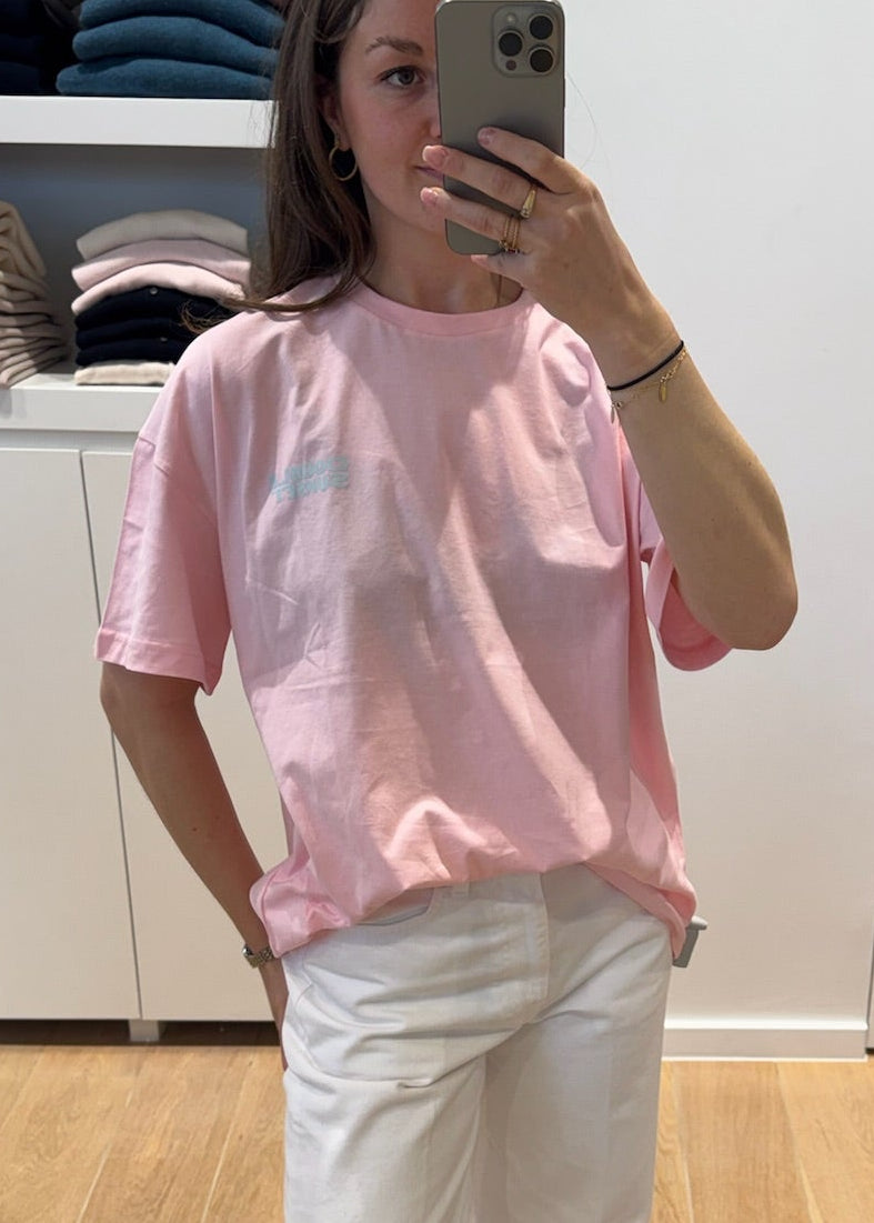 DOUBLE SUNSET - UNISEX TSHIRT PRINT PINK
