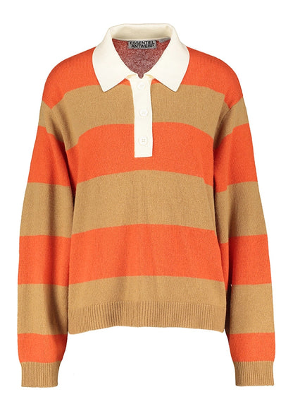 JARN POLO STRIPED NECTARINE