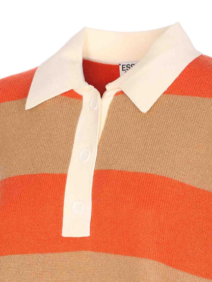 JARN POLO STRIPED NECTARINE