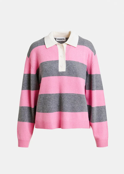 JARN POLO STRIPED PINK