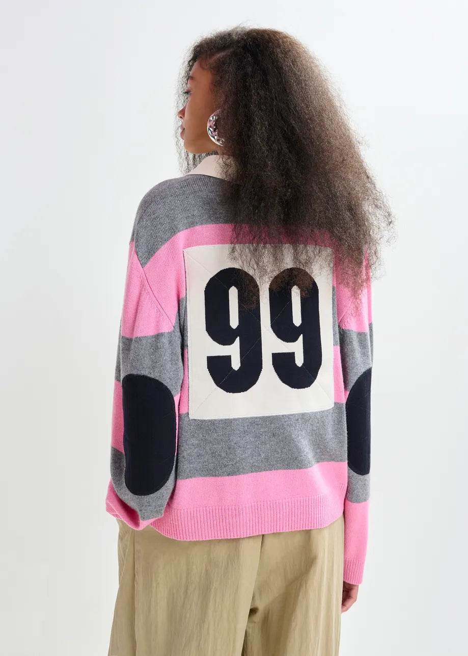 JARN POLO STRIPED PINK
