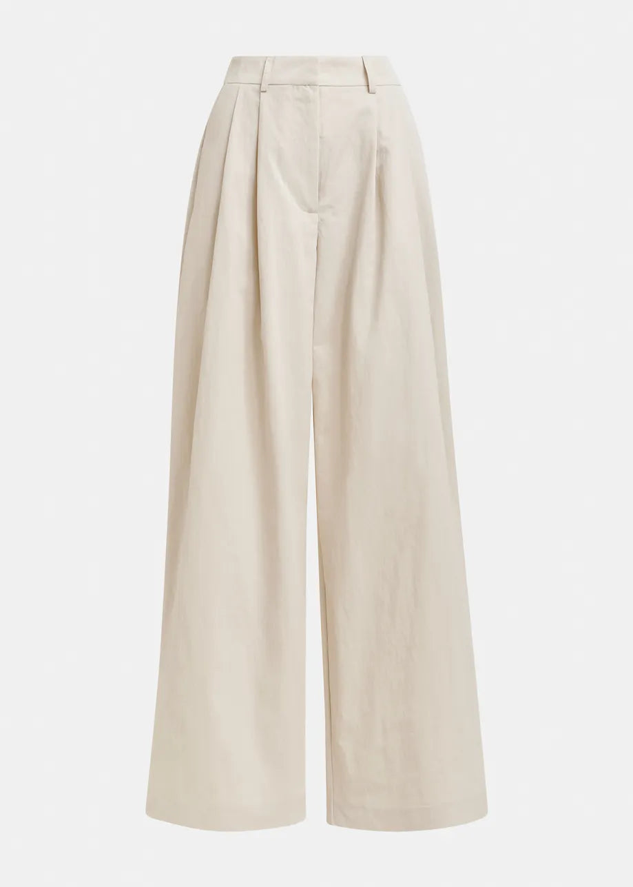 JAZMINE PANTS WIDE LEG OFFWHITE