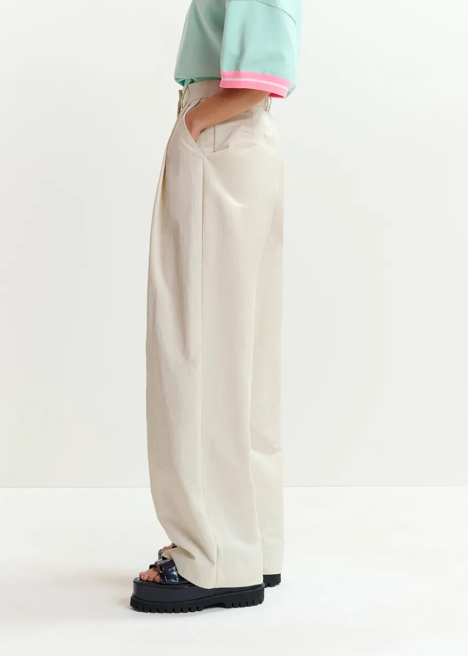 JAZMINE PANTS WIDE LEG OFFWHITE