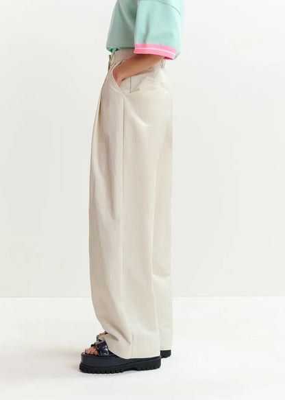 JAZMINE PANTS WIDE LEG OFFWHITE
