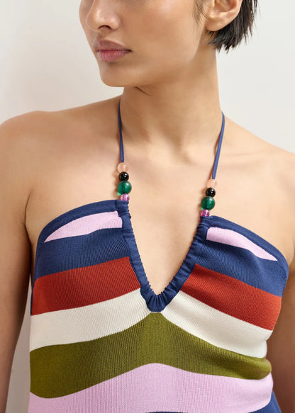 JELLIE TOP BUSTIER COMBO STRIPE