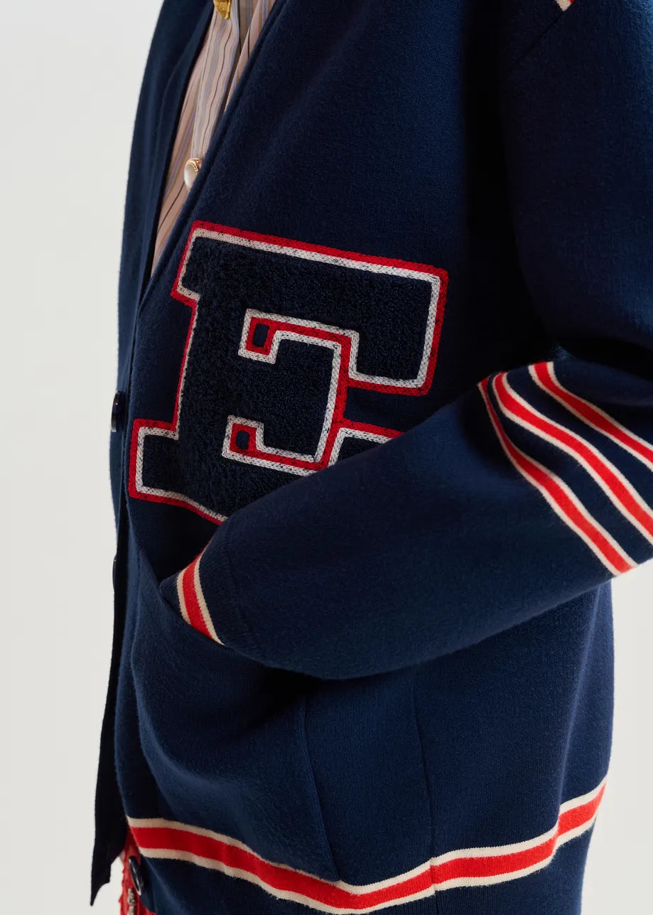 JIGAN CARDIGAN NAVY COMBO