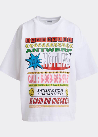 JOGGAN TSHIRT PRINTED OFFWHITE
