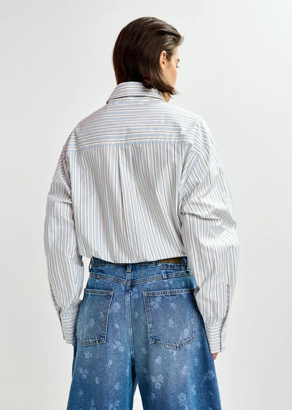 JOMATO POINTY SHIRT BLUE