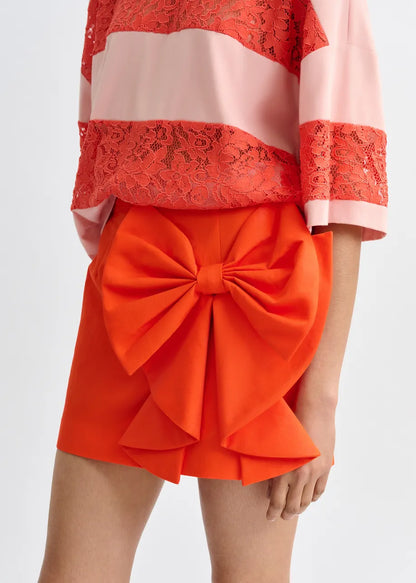 JOYOUS SKIRT COURT ORANGE