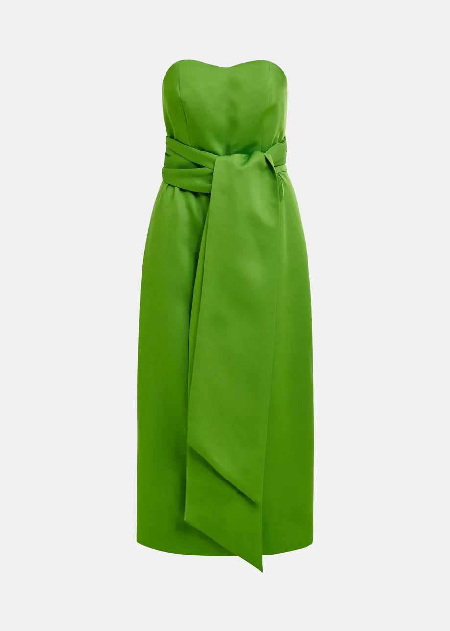 JUROR DRESS BUSTIER GREEN