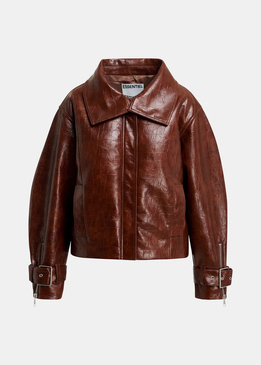 KABUKI JACKET FAUX LEATHER