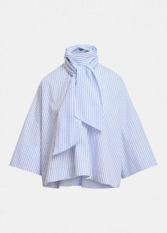 ESSENTIEL - KEFIR SHIRT BOW TIE STRIPE