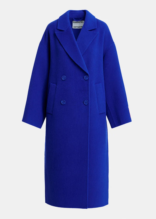 ESSENTIEL - KELP COAT DOUBLE FACE INDIGO