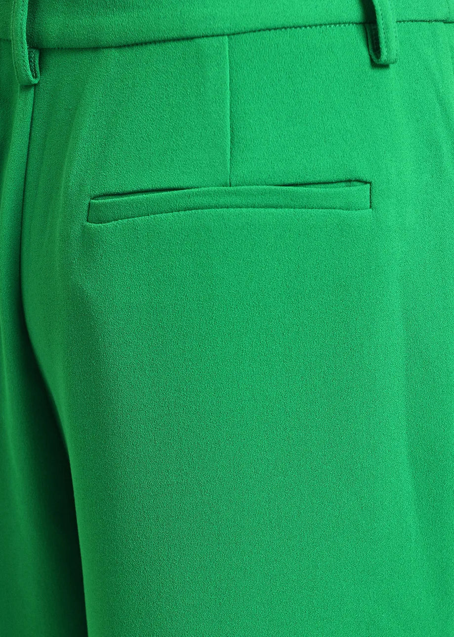 ESSENTIEL - KELSEA PANTS WIDE GREEN