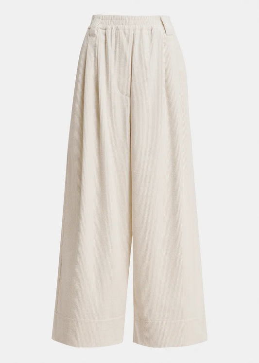 ESSENTIEL - KITCH WIDELEG PANTS COR.BEIGE