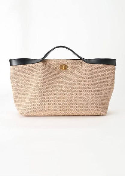 GAVAZZENI - NIKO SHOPPER RAFFIA NATUREL