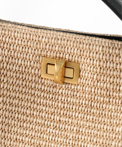 GAVAZZENI - NIKO SHOPPER RAFFIA NATUREL