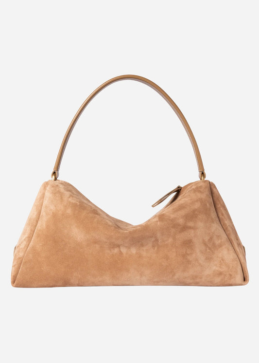 NORA L HANDTAS SUEDE TABAC